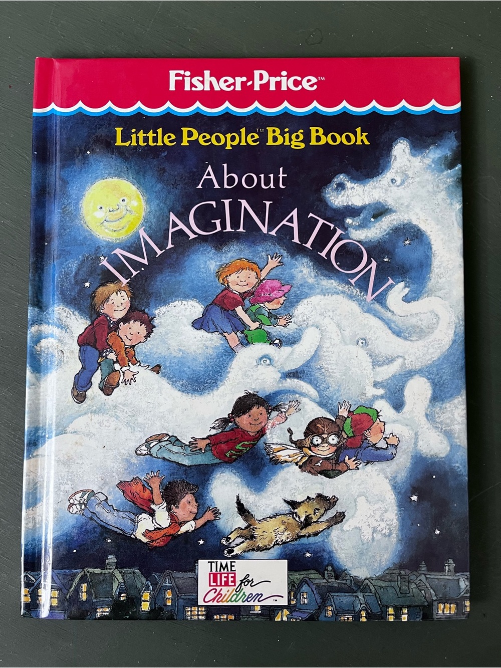 Fisher-Price Little People Big Book About Imagination - Blue